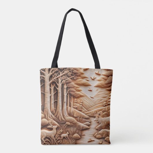 Hout Tote Bag (Achterkant)