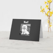 HOUT-U KIJKT GOED VOOR "40" KAART (Gele Bloem)