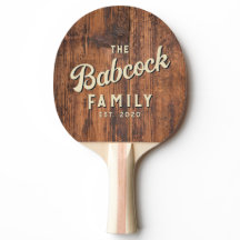 Hout uit Hergebruik Retro Familienaam & Jaar