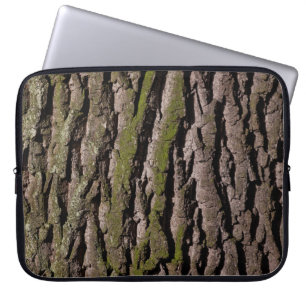 Hout van eikenhout laptop sleeve
