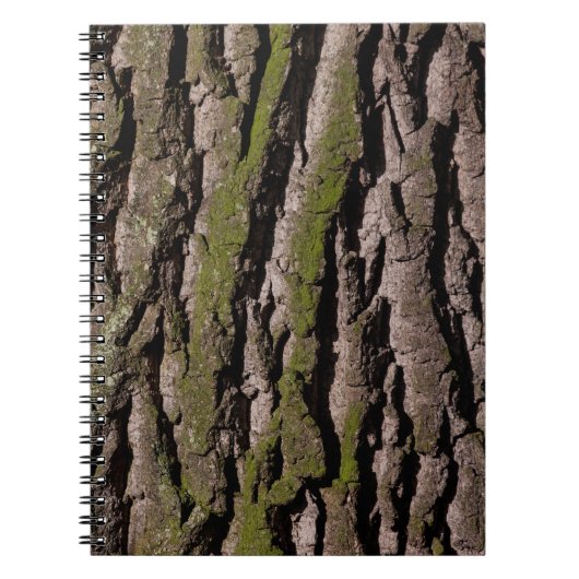 Hout van eikenhout notitieboek (Voorkant)