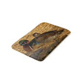 Hout van het prei op een stamhout badmat (Gekanteld)