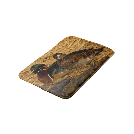 Hout van het prei op een stamhout badmat (Gekanteld)