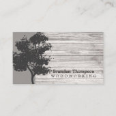 Hout van Landelijke Boom Visitekaartje (Voorkant)