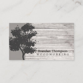 Hout van Landelijke Boom Visitekaartje