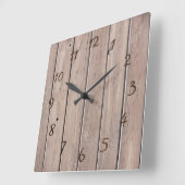 hout vierkante klok (Hoek)