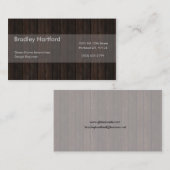 Hout Visitekaartje (Voorkant / Achterkant)