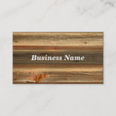 Hout Visitekaartje (Voorkant)