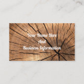 Hout Visitekaartje (Voorkant)