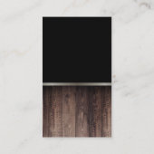 Hout Visitekaartje (Achterkant)