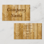Hout Visitekaartje (Voorkant / Achterkant)