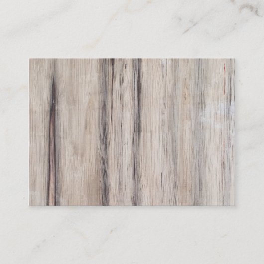 Hout Visitekaartje (Voorkant)