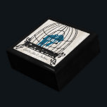 Hout Vogelkooi Blauwgroen Kuin Kissende Tortelduif Cadeaudoosje<br><div class="desc">Wedding Black Lacquer Keepomwille Custom Designer Specialized Jewelry Box of Memory Box Elegant Unique Wedding Jubileum kerstcadeaus of Valentijnsdag cadeaus</div>