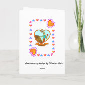 Hout voor 5-jarig jubileum kaart (Achterkant)