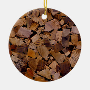 Hout voor open haard rustieke blokhut houtnerf boo keramisch ornament