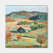 Hout - Vroege Herfst Magneet (Voorkant)