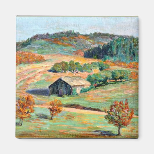 Hout - Vroege Herfst Magneet (Voorkant)