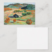 Hout - Vroege Herfst Notitiekaartje (Voorkant / Achterkant)