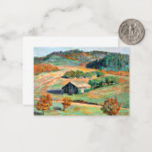 Hout - Vroege Herfst Notitiekaartje (Voorkant / Achterkant in situ)