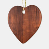 Hout WALNUT ziet er uit als keramisch gebak Blanch Ornament (Links)