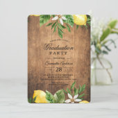 hout Waterverf Gele leemten en leder Kaart (Staand voorkant)