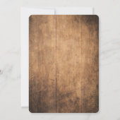  hout Waterverf Gele leemten en leder Kaart (Achterkant)