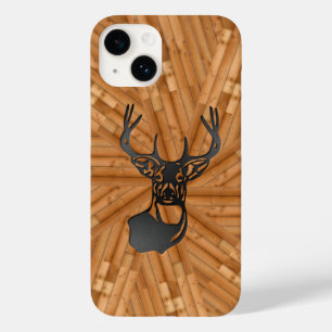 Hout - White Tail Buck Deer Case-Mate iPhone 14 Hoesje
