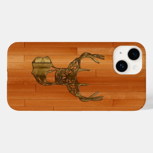 Hout - White Tail Buck Deer Case-Mate iPhone Case (Achterkant (horizontaal))