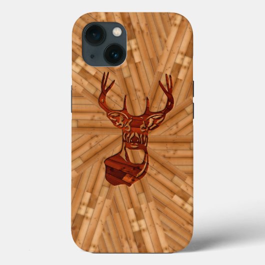 Hout - White Tail Buck Deer Case-Mate iPhone Case (Achterkant)