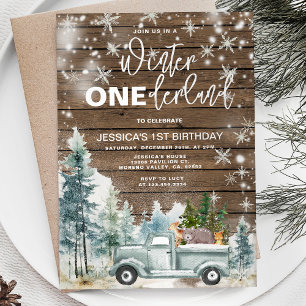 Hout Winter Vrachtwagen Onederland Bos 1e verjaard Kaart