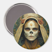 Hout Witch 1 Fantasy Magneet (Voorkant / Achterkant)