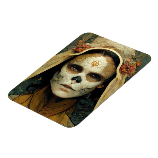 Hout Witch 1 Fantasy Magneet (Linkerzijde)