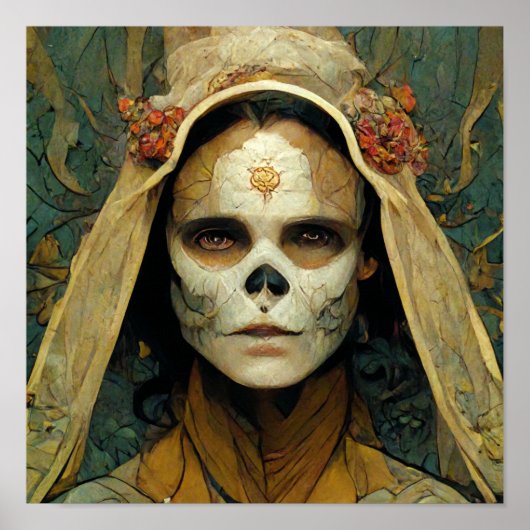 Hout Witch 1 Fantasy Poster (Voorkant)