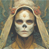 Hout Witch 1 Fantasy Sticker (Voorkant)