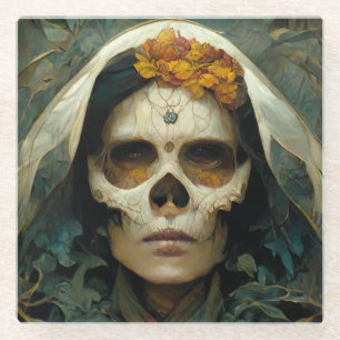 Hout Witch 2 Fantasy Glazen Onderzetter