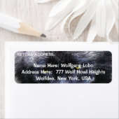 HOUT WOLF Wildlife Retouradres Labels (Insitu)