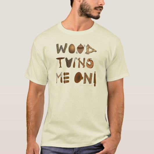 Hout zet me op Woodkeertools en Projecten om T-shirt (Voorkant)