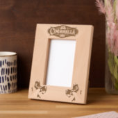 houtachtig gegraveerde lijstjes (Links)