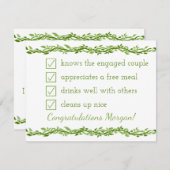 Houtachtige Elegantie | Trouw Wingerd Wees Mijn Br (Voorkant / Achterkant)