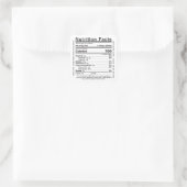 Houtachtige staatsnaam Maple Syrup Nutripfeiten Vierkante Sticker (Tas)