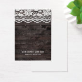 Houtaderkaarten voor het oormerken visitekaartje (Bureau)