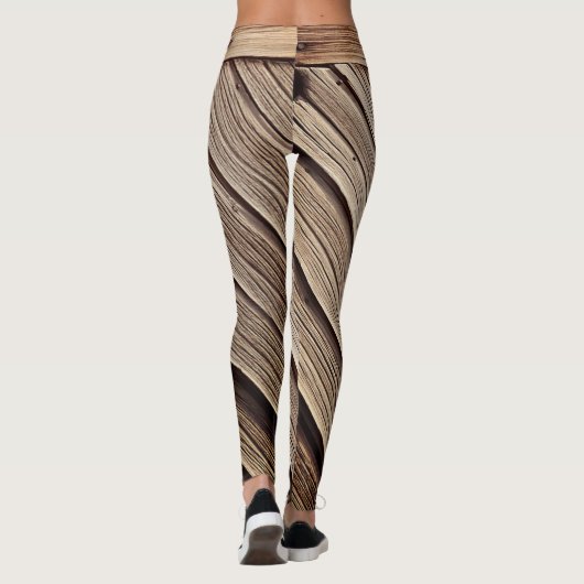 Houtafval Leggings (Achterkant)