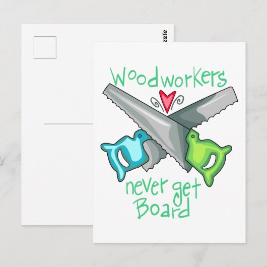 Houtarbeiders Briefkaart (Voorkant / Achterkant)