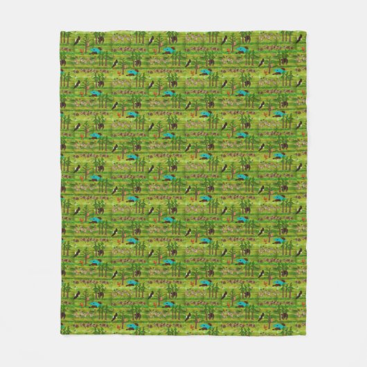 Houtbadge Fleece Blanket (Voorkant)