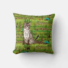 Houtbadge met schroefdraad kussen