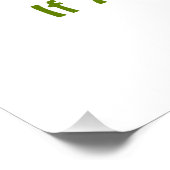 Houtbeaver als je hout van mij bent perfect poster (Hoek)