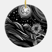 Houtbeer Keramisch Ornament (Achterkant)