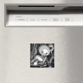 Houtbeer  magneet (Insitu (Vaatwasser))
