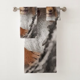 Houtbeesten eekhoorn bad handdoek