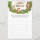 Houtbeesten houten plak twee waarheden en een leug (Voorkant)